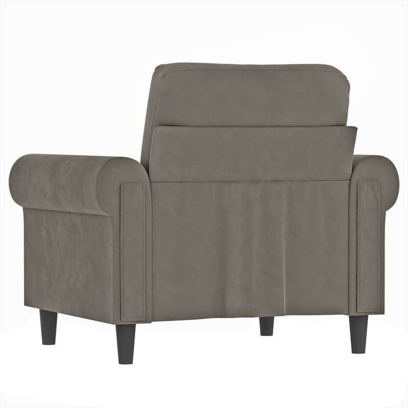 vidaXL Sofa Chair Living Room Accent Upholstered Chair with Armrest Velvet