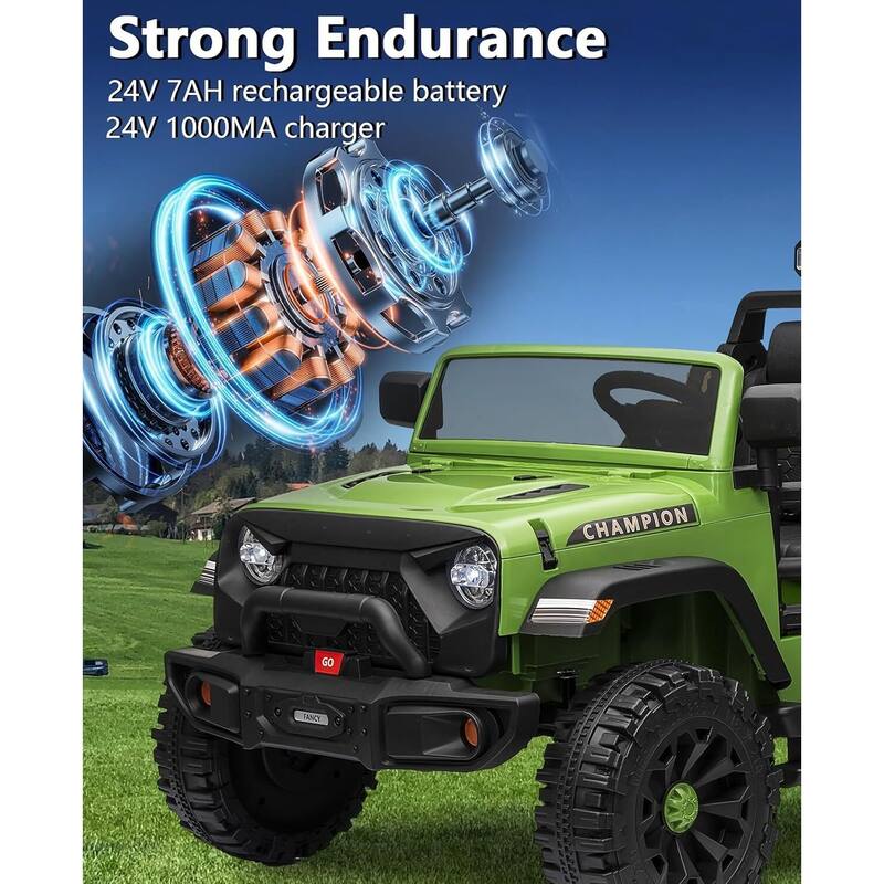 2 Seater Ride On Jeep Car Toy Vehicle for Kids Best Gifts