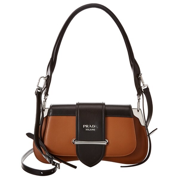 prada sidonie leather shoulder bag