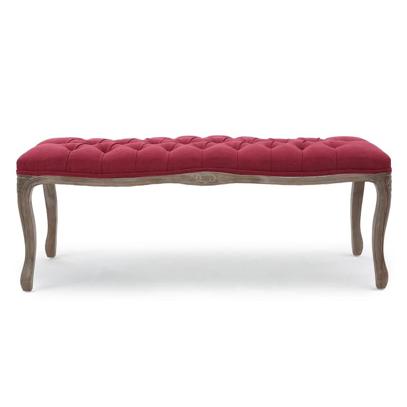 Tassia Traditional Button-tufted Bench by Christopher Knight Home