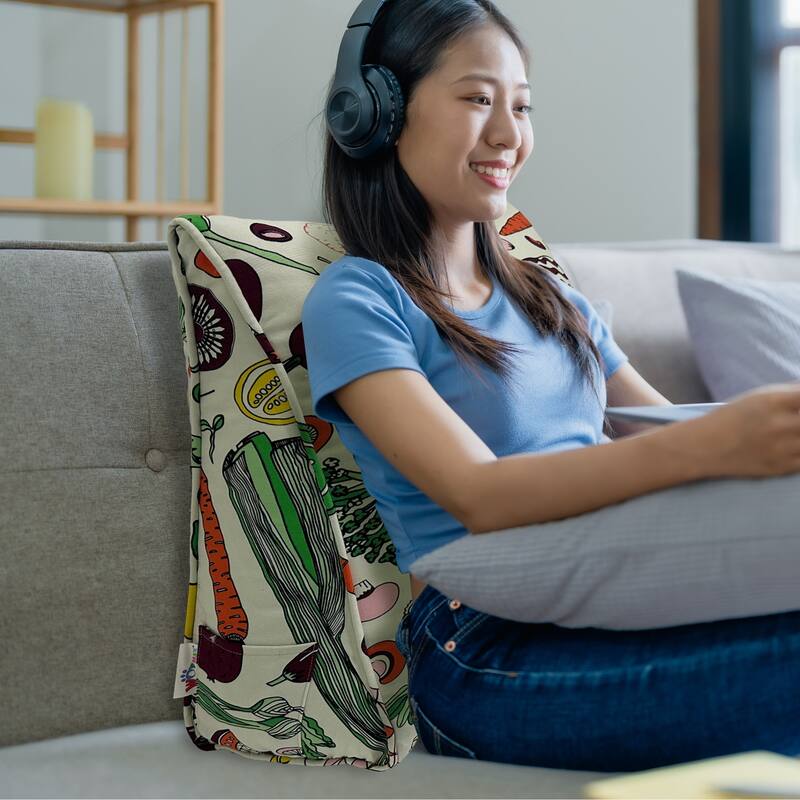 Bed Rest Reading Wedge Pillow Sofa Back Support Lounge Cushion Adult