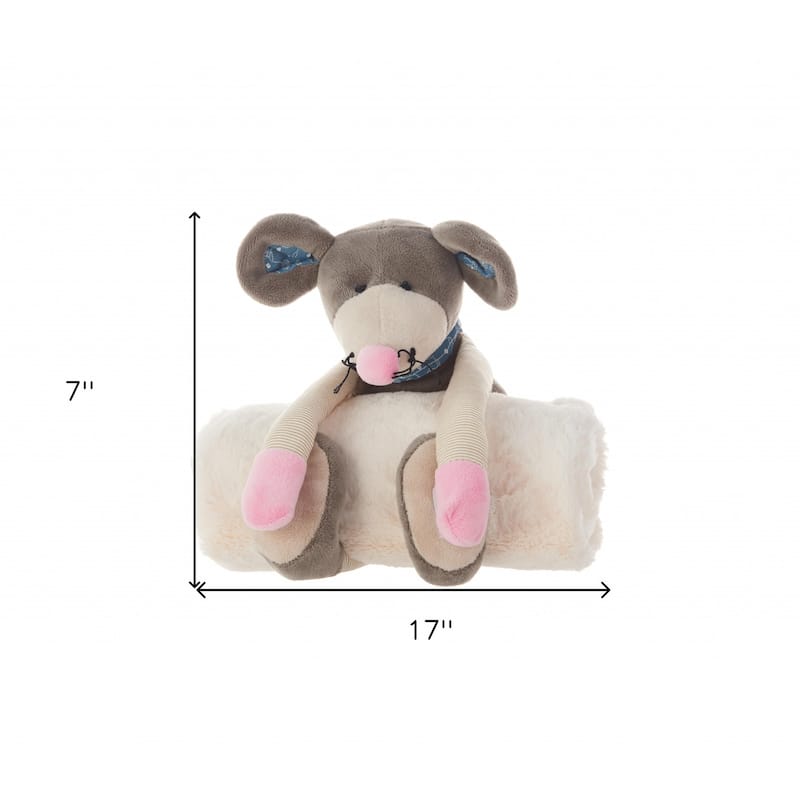 HomeRoots Grey 7" X 17" Novelty Polyester Throw Pillow