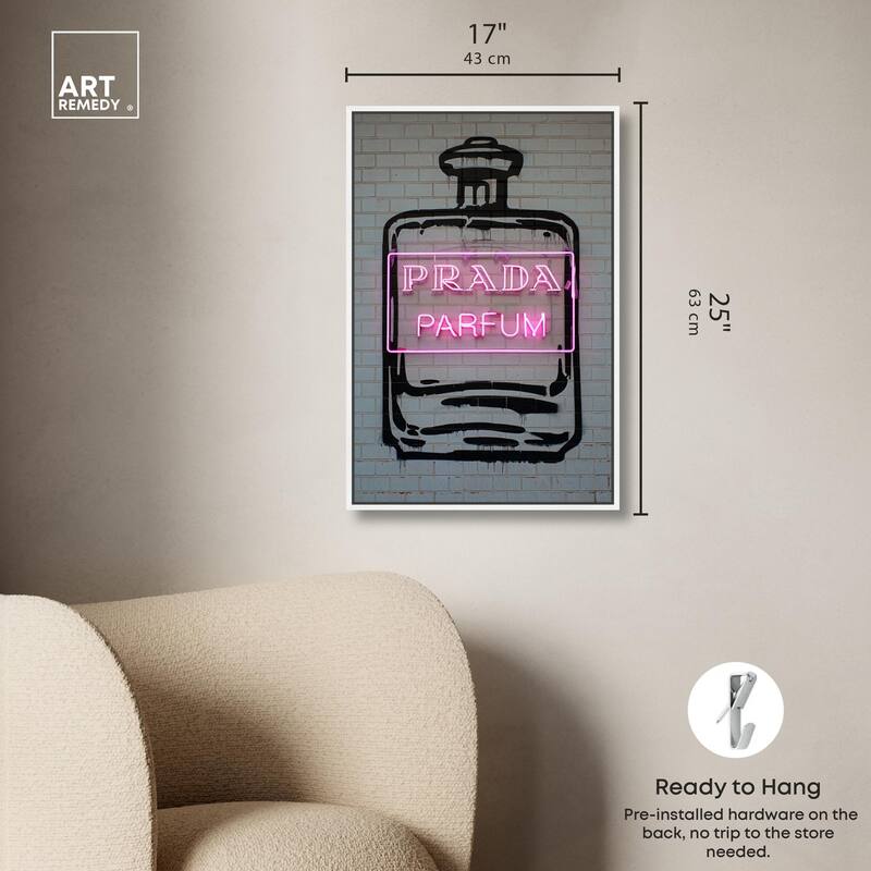 Fragrance Frame Canvas by Art Remedy