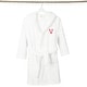 preview thumbnail 23 of 78, Sweet Kids 100% Polyester SUPER PLUSH Double Brushed Hooded Bathrobe with Pink Bookman Monogram