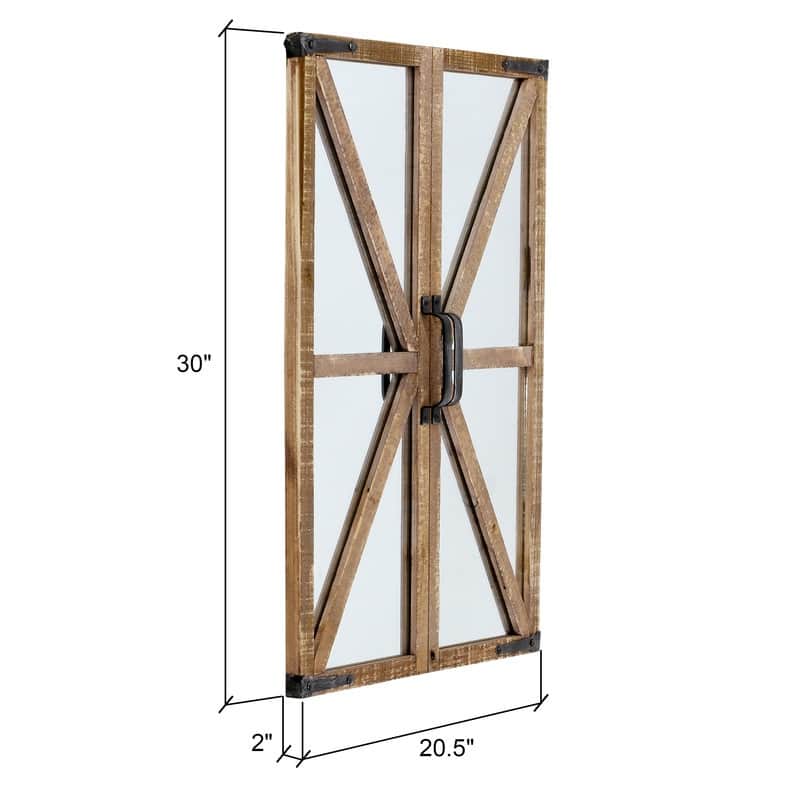 Walker Farmhouse Wall Mirror - 30"h x 20.5"w x 2"d