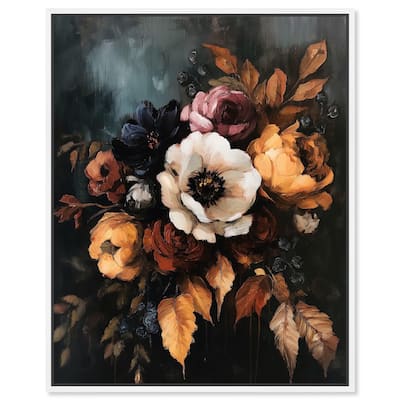 Dark Roses Beauty II Canvas by Art Remedy