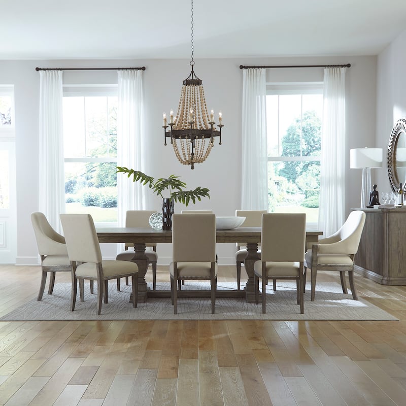 Westfield Havana Brown 9 Piece Trestle Table Set - Havana Brown