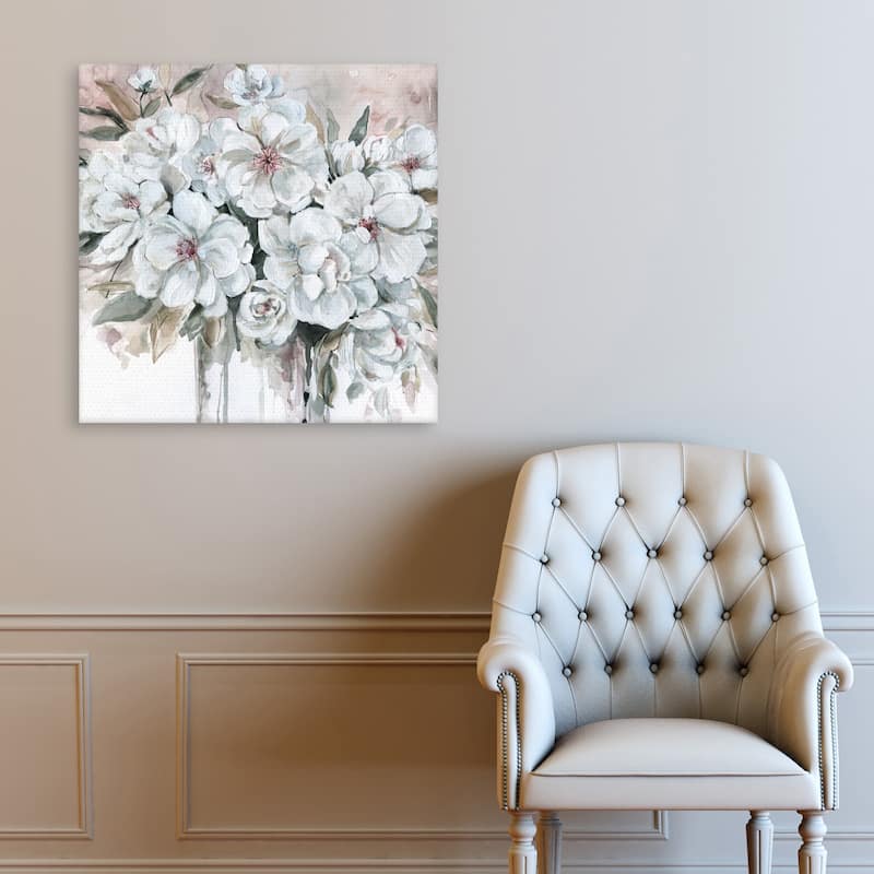 Blushing Bouquet by Carol Robinson Canvas Art Print