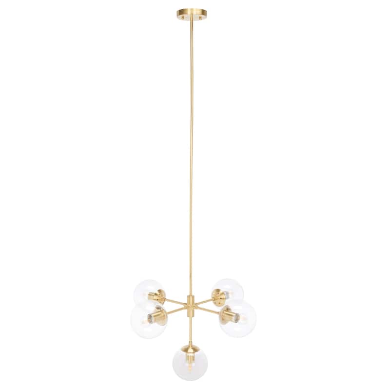 SAFAVIEH Lighting Hvonn Chandelier - 23" W x 23" D x 15" H - Gold
