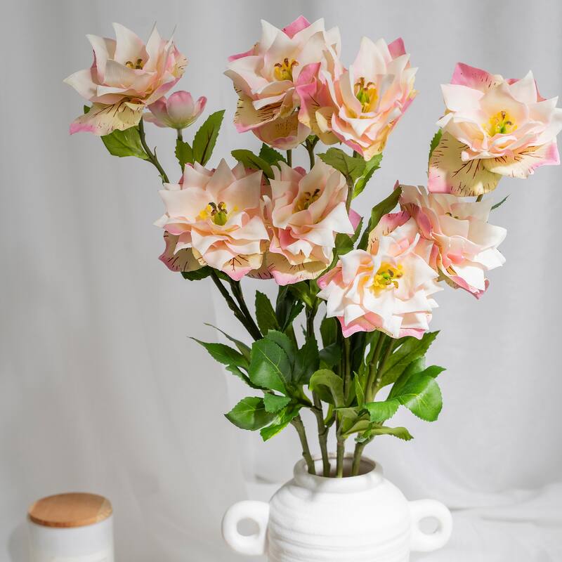 Silk Decorative Artificial Persian Buttercup(Pack of 1 Branch)