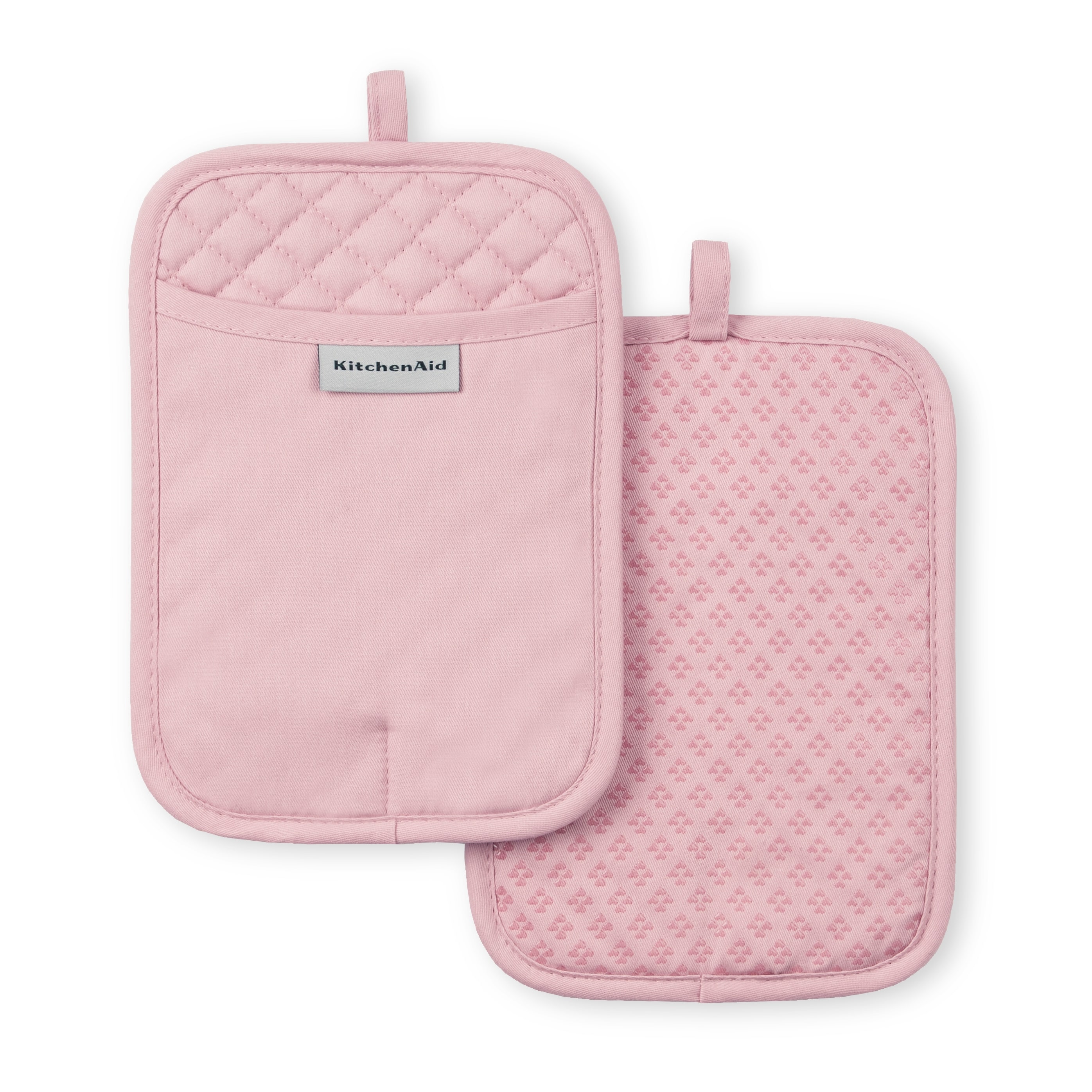 KitchenAid 2-Pack Cotton Solid Pot Holder Set in the Kitchen Towels  department at