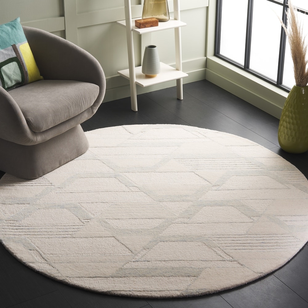 SAFAVIEH Handmade Mykonos Aivo Modern & Contemporary Wool Rug