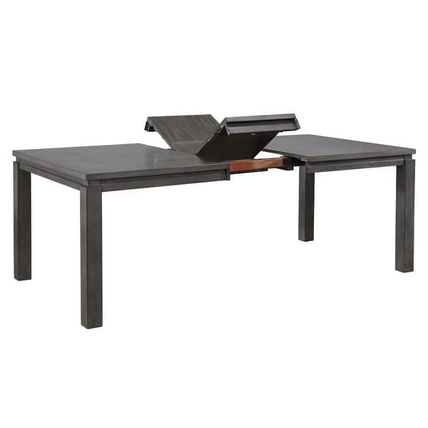 8' Rectangular Table Extendable Dining Table - Seats 8 Rectangular Table for 8 Home Dining ...