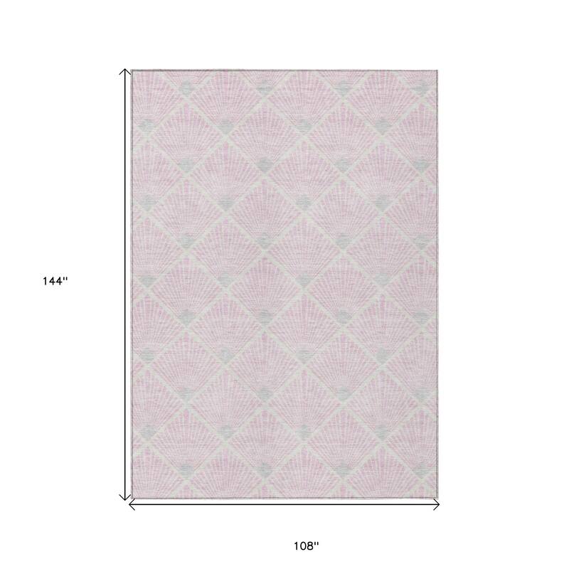 HomeRoots Geometric Transitional Rectangle Outdoor Rug