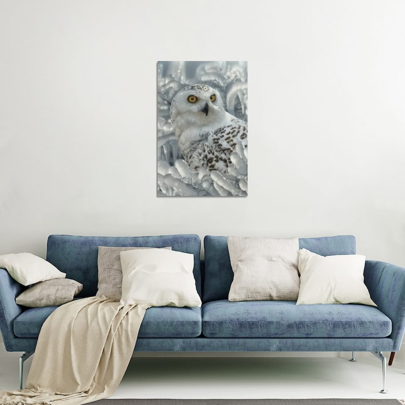 Snowy Owl Sanctuary - Vertical Print On Acrylic Glass by Collin Bogle ...