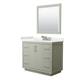 Option Light Green / White Quartz Top / Brushed Nickel
