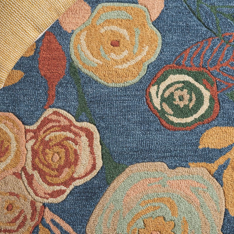 SAFAVIEH Handmade Jardin Sjoerdje Floral Wool Rug