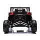 preview thumbnail 63 of 93, Electric Ride-On Car with 3-Point Safety Harness, USB Music Player, LED Lights, and High-Low Speed - Kids UTV Adventure