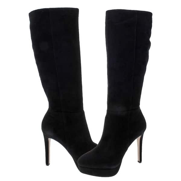 Shop Black Friday Deals On Jessica Simpson Women S Rollin Covered Heel Platform Knee High Boots Overstock 28165878