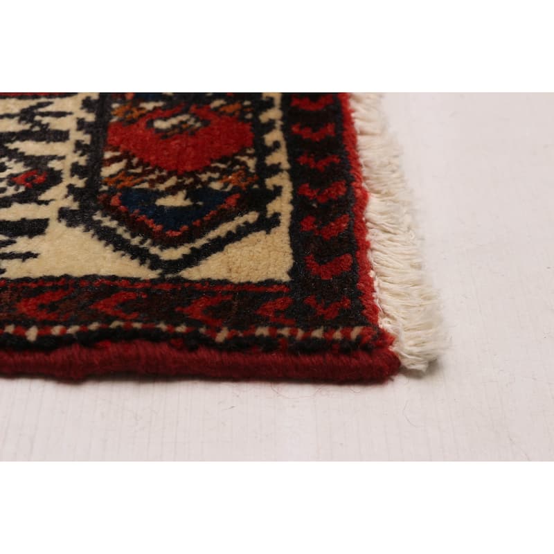 ECARPETGALLERY Hand-knotted Anadol Red Wool Rug - 3'5 x 4'11