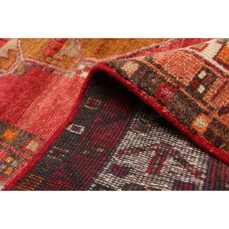 ECARPETGALLERY Hand-knotted Konya Anatolian Red Wool Rug - 5'1 x 9'5