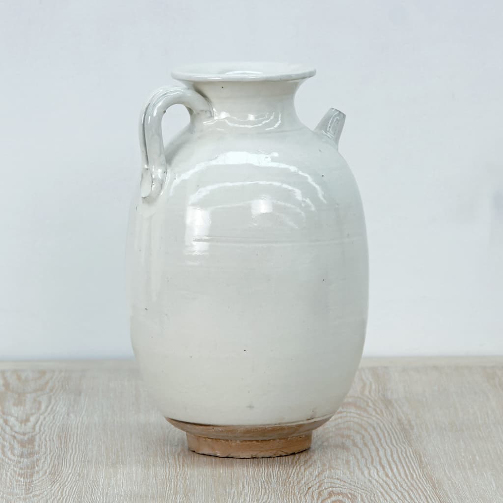 Artissance 12" Off White Ceramic Pitcher Unglazed Base
