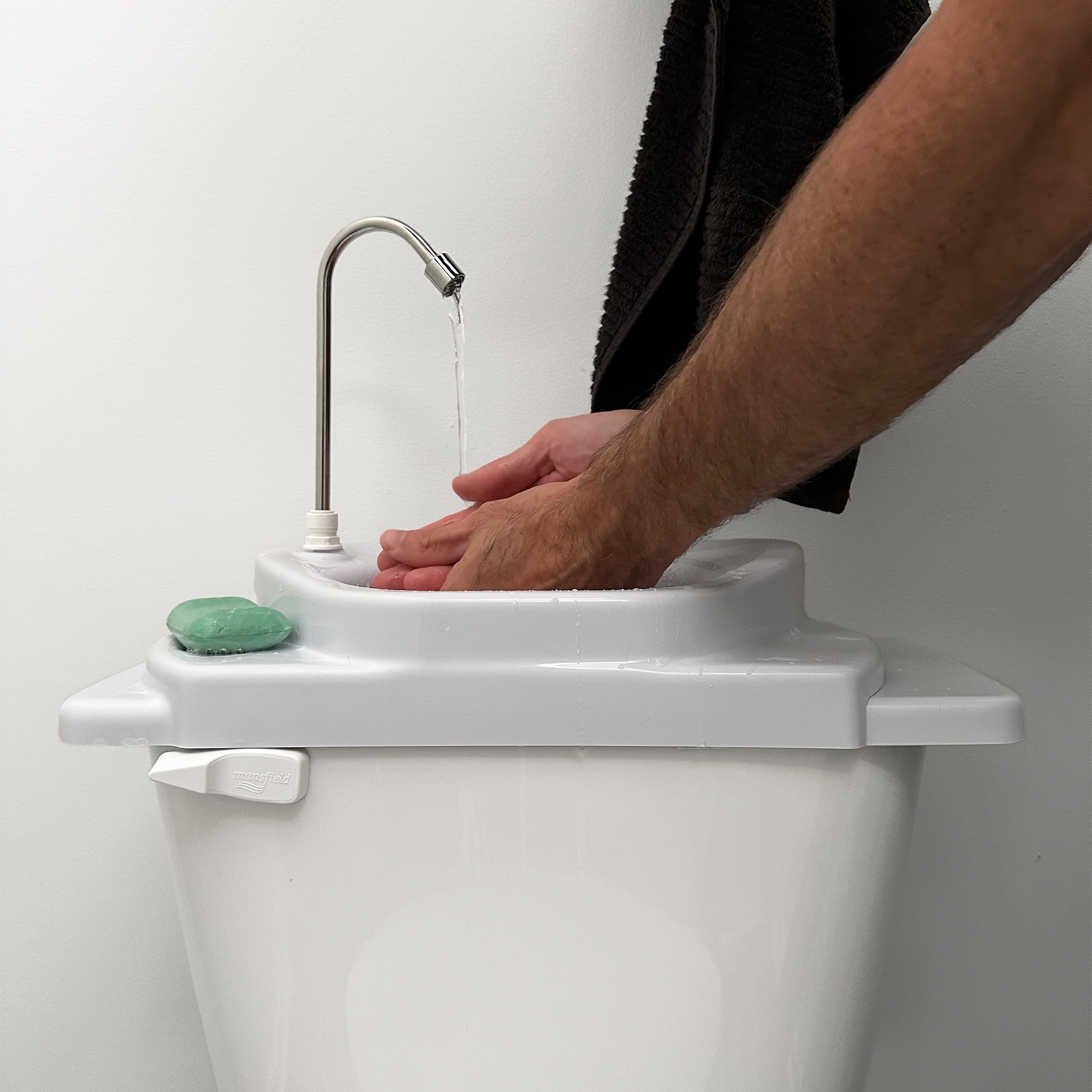 SinkPositive GreenFlow Toilet Tank Sink - On Sale - Overstock
