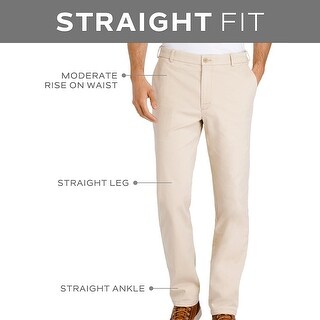 van heusen straight fit flat front
