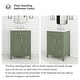 preview thumbnail 15 of 37, 24-Inch Bathroom Vanity with Ceramic Sink - 24" x 18" x 34"