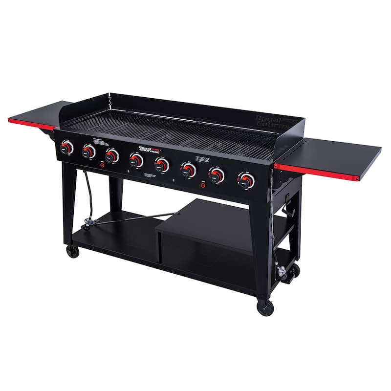 Royal Gourmet 8B Gas Grill, Independently Controlled Dual Systems