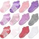 preview thumbnail 1 of 4, CozyWay Non-Slip Ankle Style Socks with Grippers, 12 Pack, Multi Colored, 3-5 Years