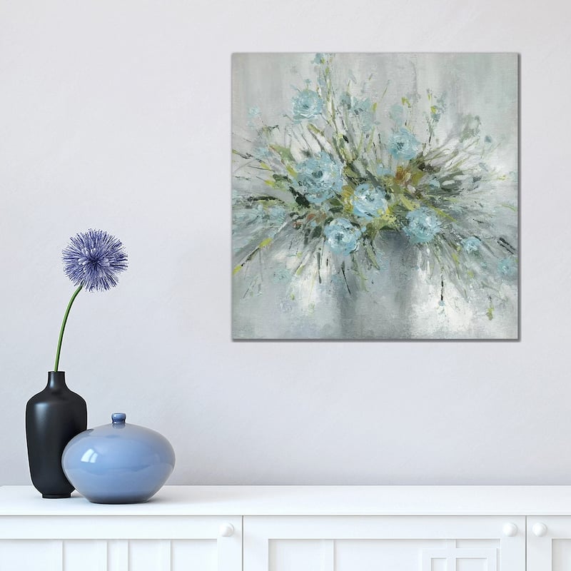 iCanvas "Blue Bouquet III" by Carol Robinson Canvas Print - 18x18x1.5
