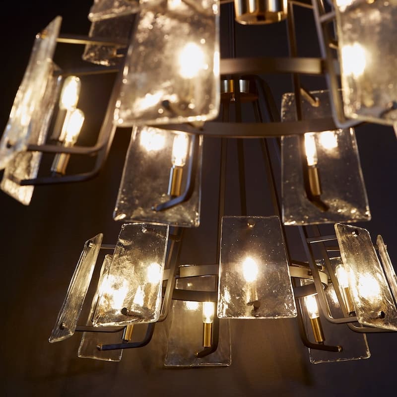 Quorum International 637-12 Tioga 12 Light 36" Wide Ring Chandelier