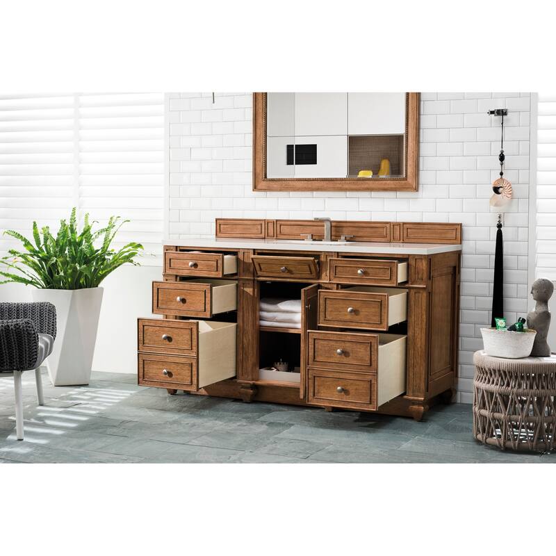 James Martin Vanities 157-V60S-3WZ Bristol 60" Free Standing Single