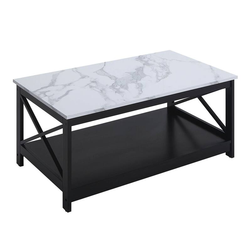 Convenience Concepts Oxford Coffee Table with Shelf