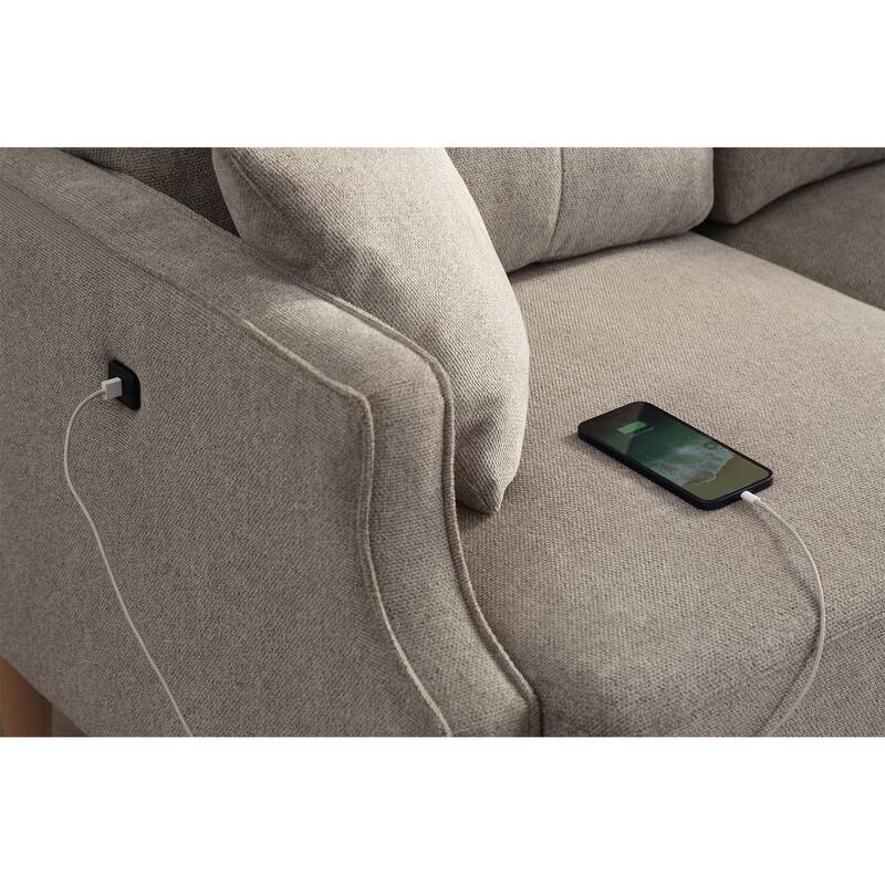 Living Space sofa With USB Charge port