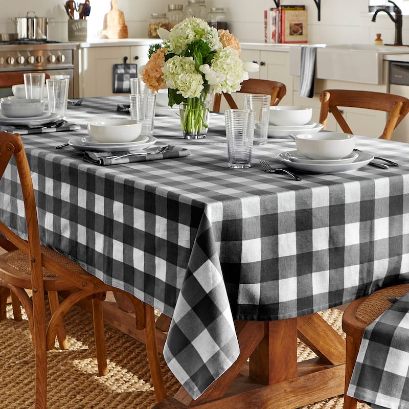 The Gray Barn Emily Gulch Buffalo Check Tablecloth