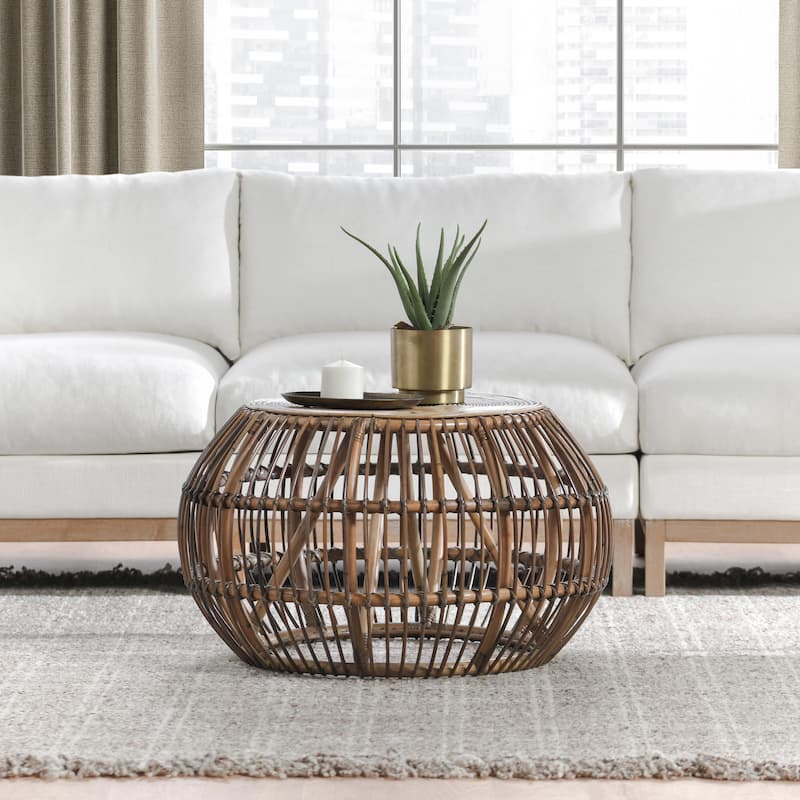 The Curated Nomad Wayne Round Coffee Table