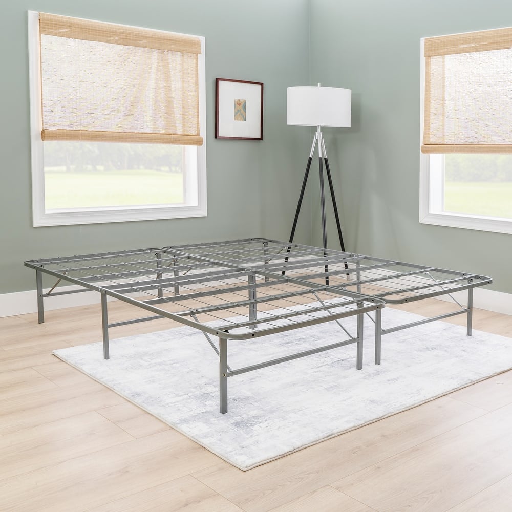 Linon Bibury Metal Folding Platform Bed Frame