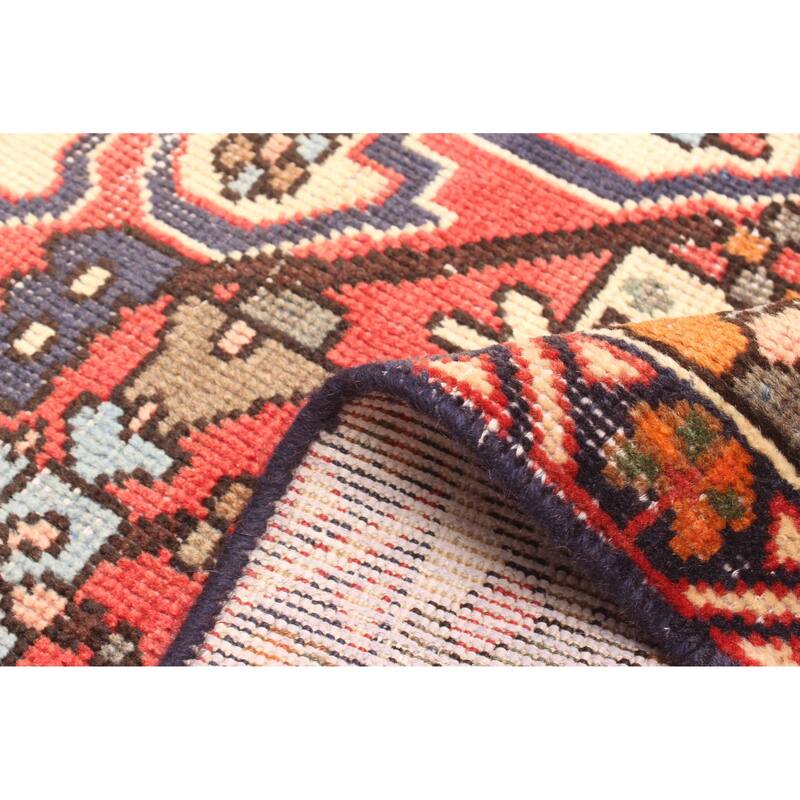 ECARPETGALLERY Hand-knotted Andelz Red Wool Rug - 4'6 x 6'7