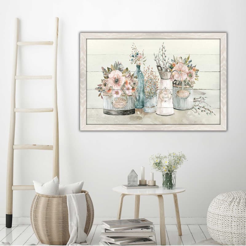 "Flower Market" by Carol Robinson Print on Acrylic