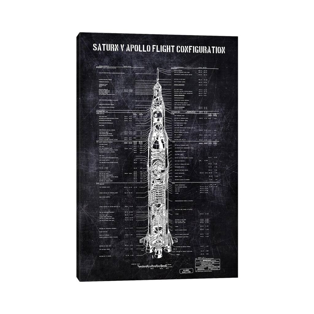 iCanvas "SATURN V" by Joseph Fernando Canvas Print