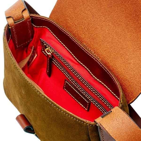 dooney and bourke suede shoulder bag