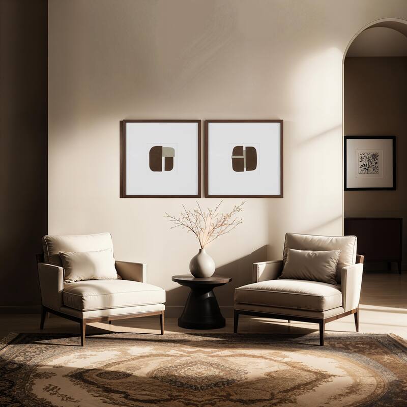 Renwil Edge 24.0" Wide Wall Decor, Printed Artwork (2 Piece Set)