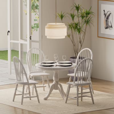 Windsor Back Dining Chair - 40.5" - Gray
