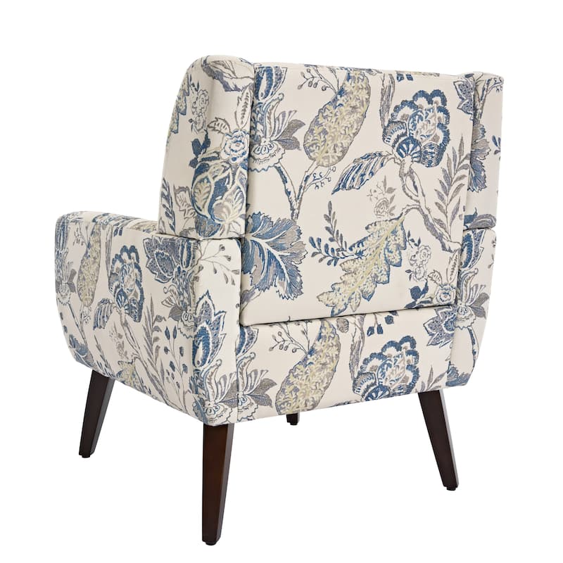 Modern Upholstered Faux Leather Tufted Armchair Linen Accent Chairs