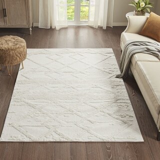 Diamondback Indoor Area Rug, Machine Woven Diamondback Geo Pattern Rug ...