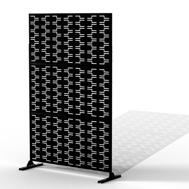 Outdoor Privacy Screen Panel Free Standing Bricks - 72*47