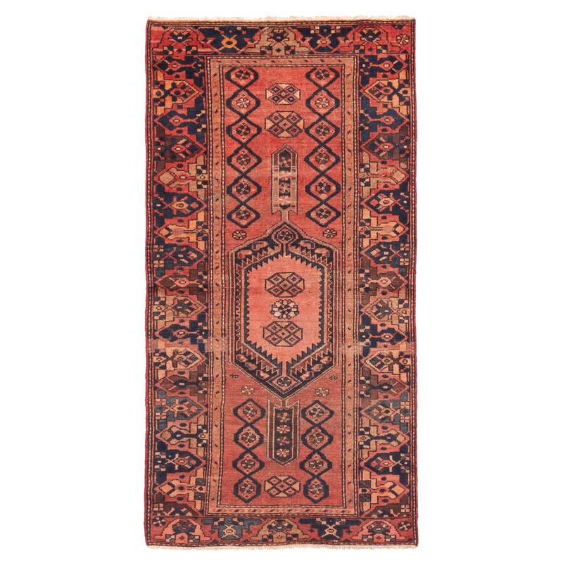 ECARPETGALLERY Hand-knotted Andelz Dark Copper Wool Rug - 3'1 x 6'5