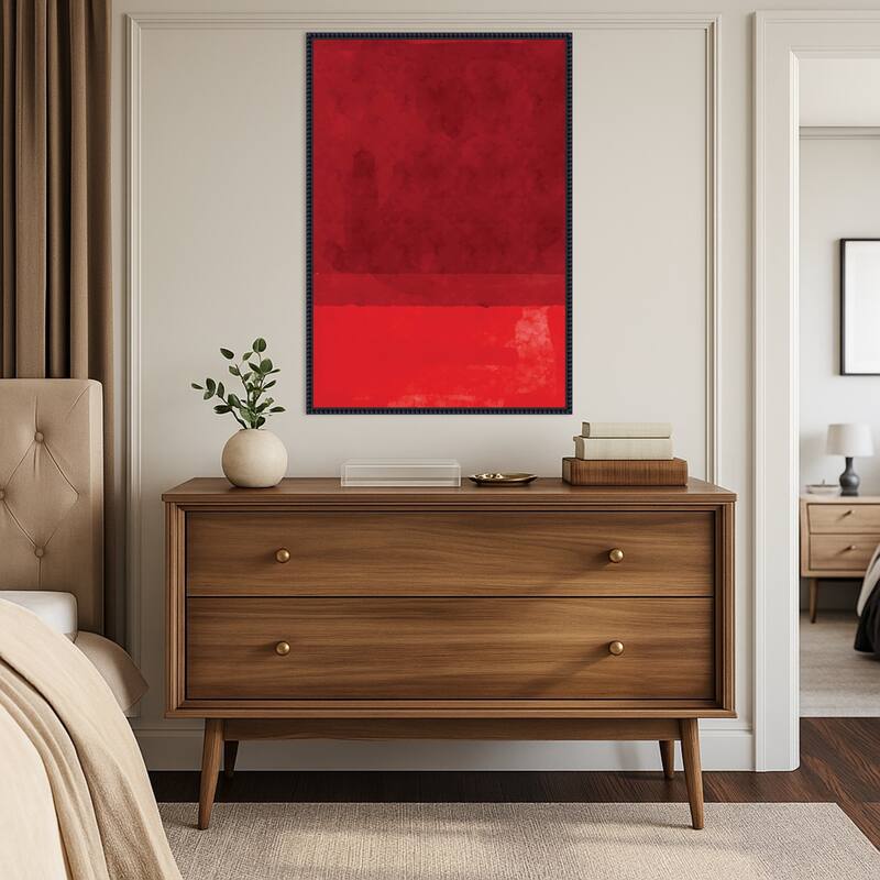 Minimal Watercolor #2 by Jay Stanley Framed Canvas Wall Art Print